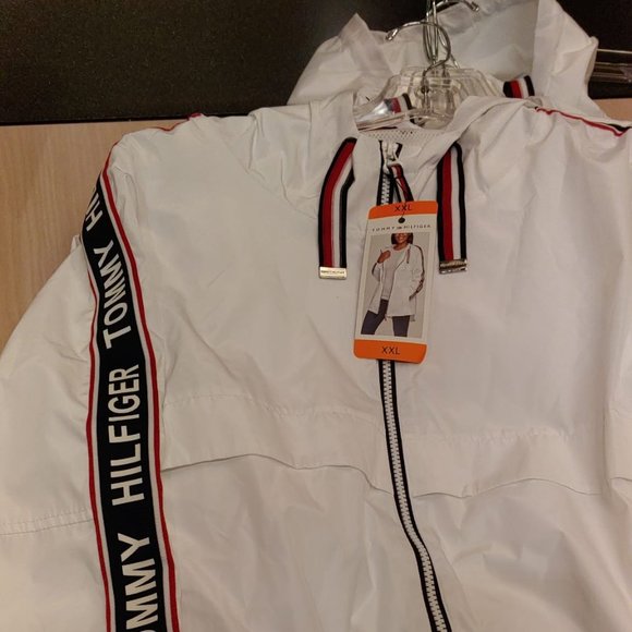 Tommy Hilfiger Ladies Windbreaker Rain Jacket Coat - Picture 9 of 11